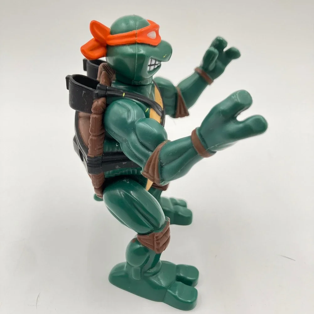 Vintage 1993 Playmates TMNT Black Belt Boxer Mike Action Figure Complete